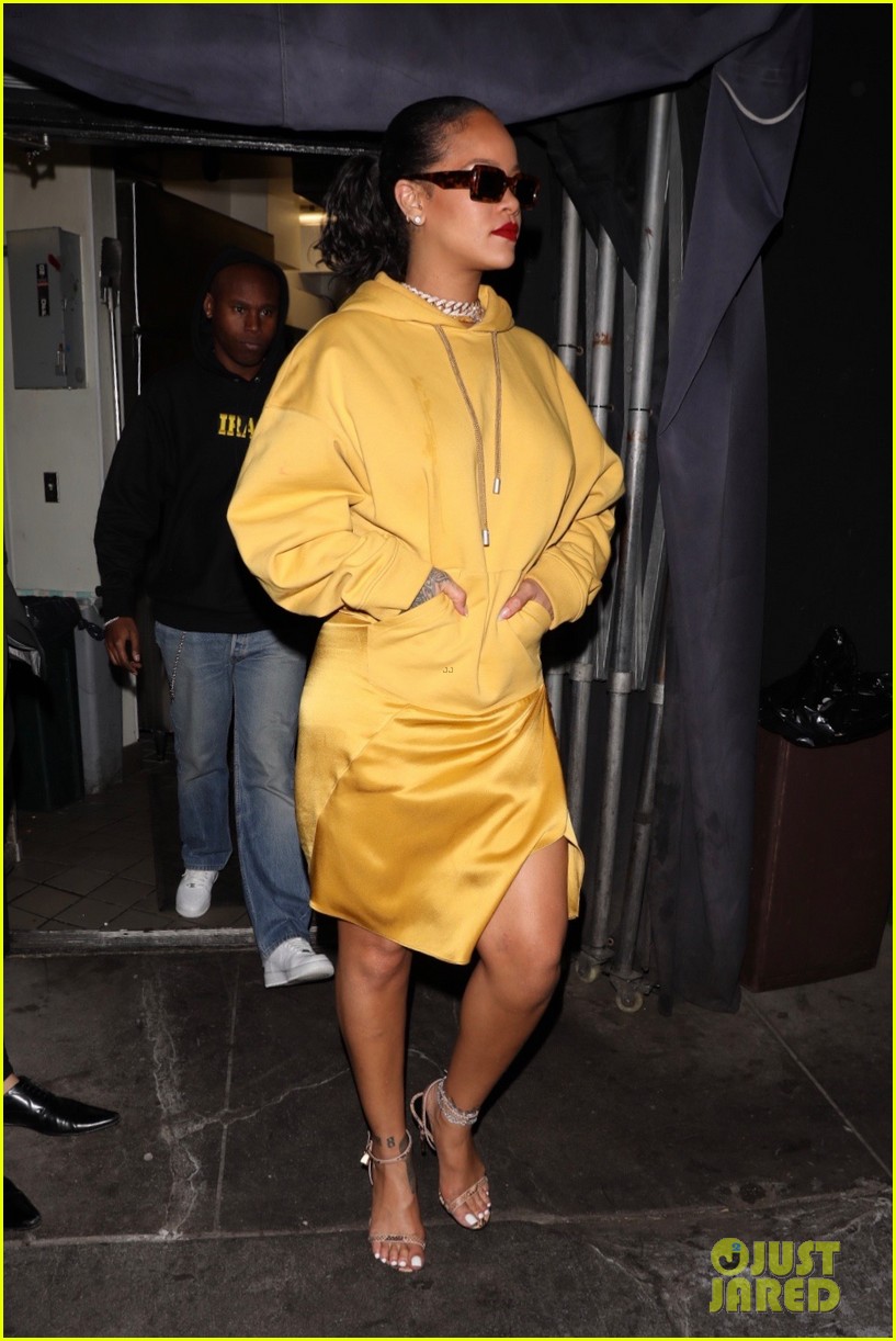 rihanna late night out with asap rocky 014436623