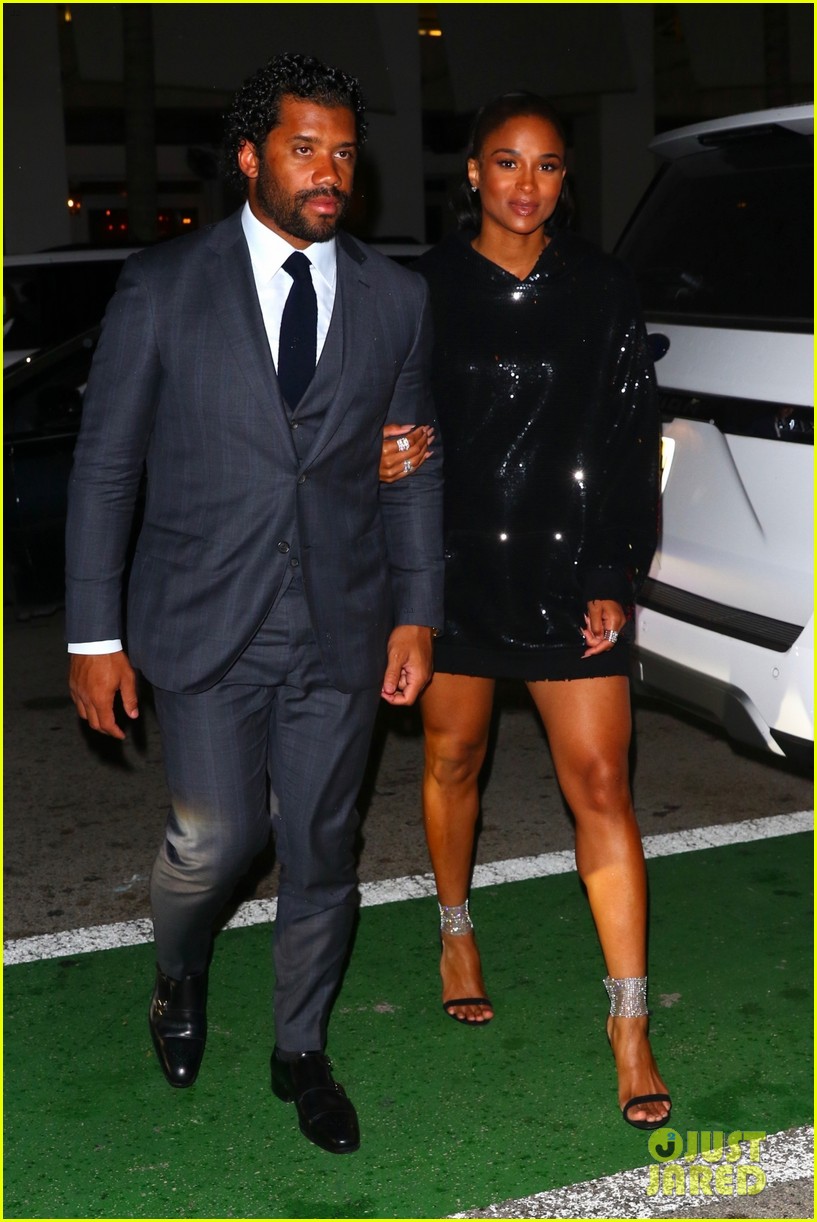 Pregnant Ciara & Husband Russell Wilson Get Dressed Up for Date Night