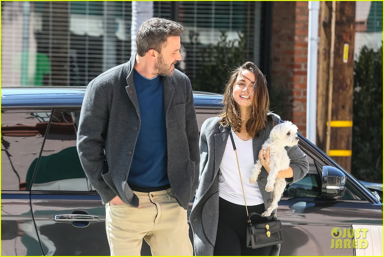 Ben Affleck & Ana de Armas Stop By Starbucks Looking So Happy Together