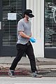 casey affleck goes grocery shopping in mask gloves 05