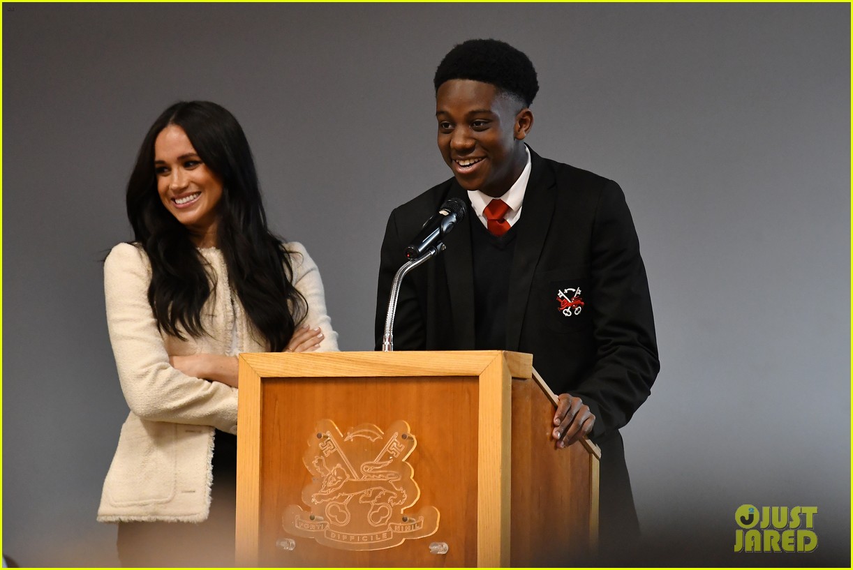 Student Who Hugged Meghan Markle During Her Visit Apologizes To Prince