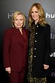 hillary clinton rocks red suit hulus hillary premiere nyc 11