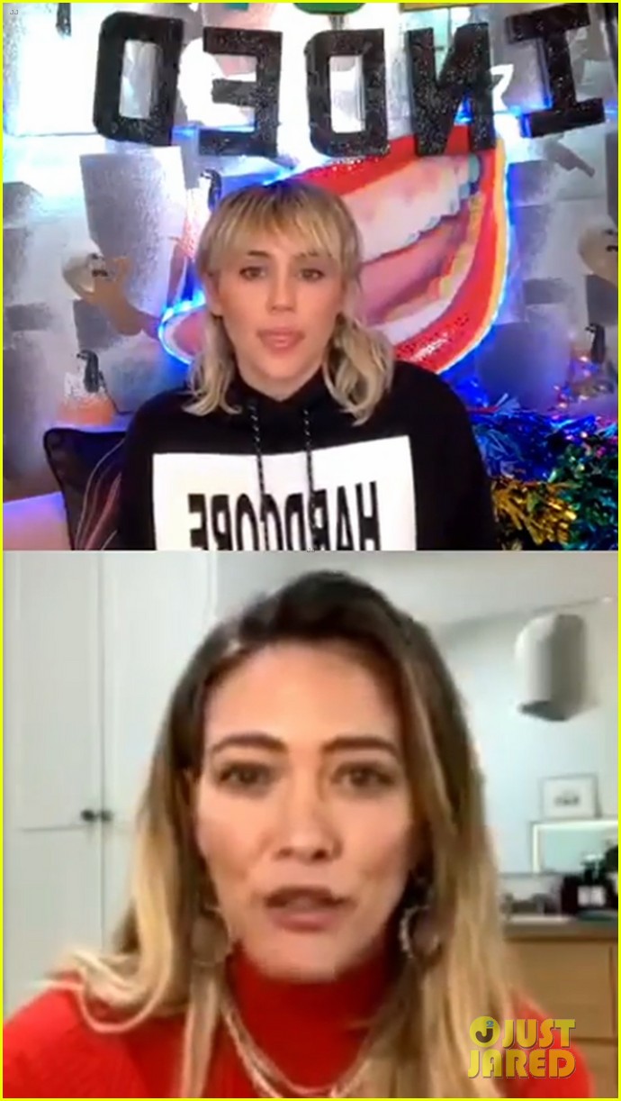 miley cyrus tells hilary duff shes the reason wanted hannah montana role wanted to copy you 044451167