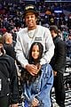 jay z blue ivy father daughter outing lakers game 08