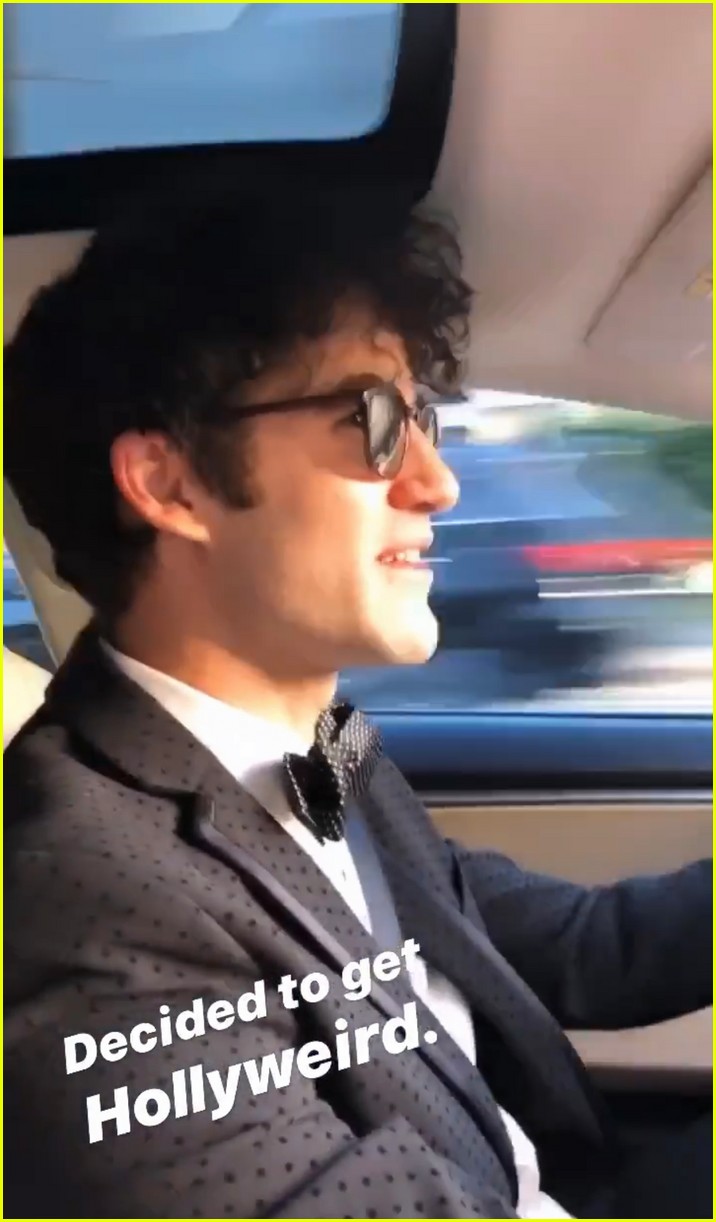 darren criss hollywood premiere day 044457321