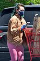 hilary duff blue hair grocery store 03