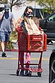 hilary duff blue hair grocery store 18