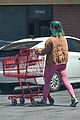 hilary duff blue hair grocery store 19