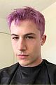 dylan minnette debuts colorful new hair 02