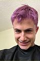 dylan minnette debuts colorful new hair 03