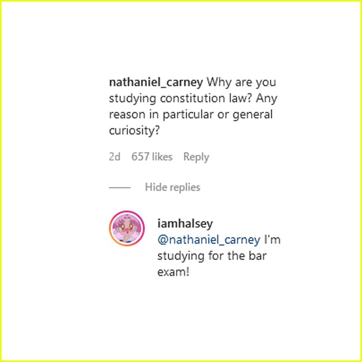 Halsey Reveals She's Studying for the Bar Exam Photo 4461120 Photos
