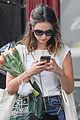 lily james picks up tulips out shopping london 04