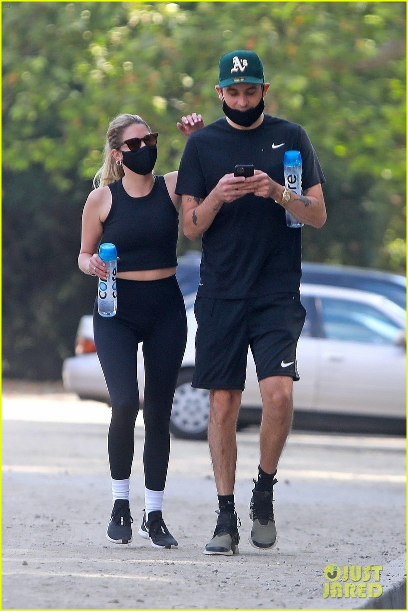 ashley benson g eazy hold hands hiking in the hills 064465380
