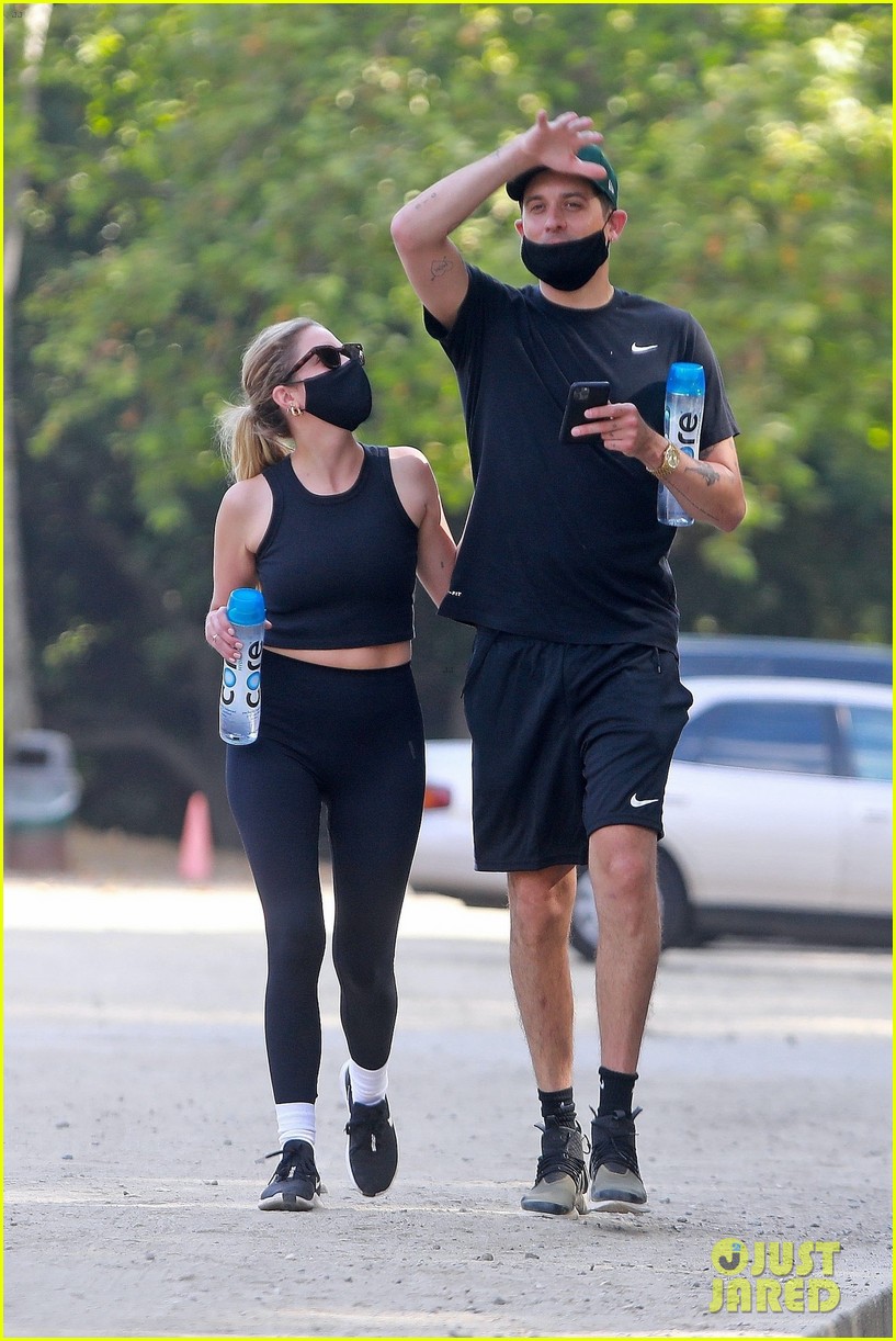 ashley benson g eazy hold hands hiking in the hills 084465382