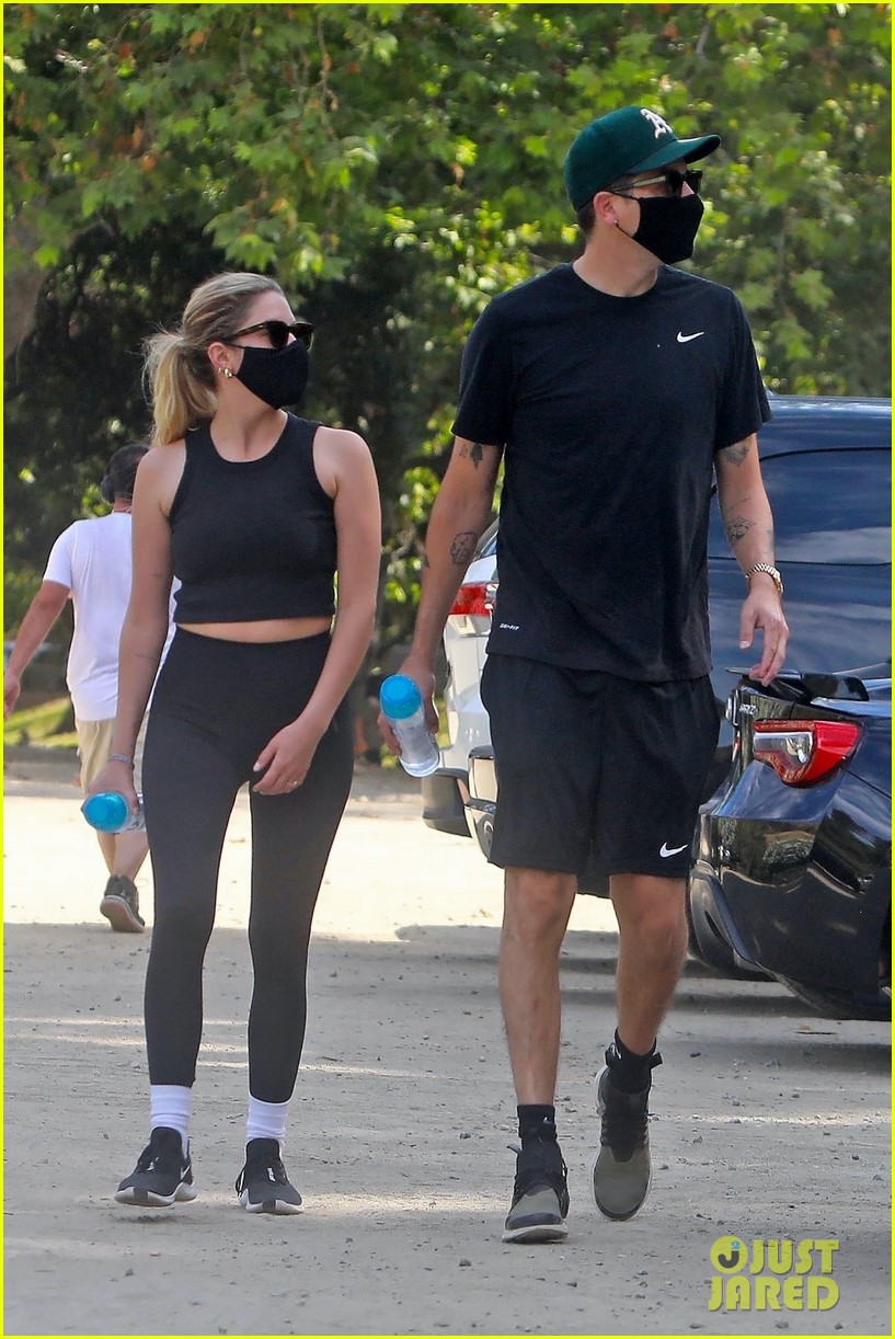 ashley benson g eazy hold hands hiking in the hills 18