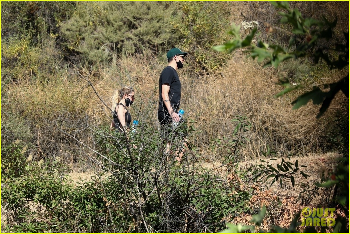 ashley benson g eazy hold hands hiking in the hills 26