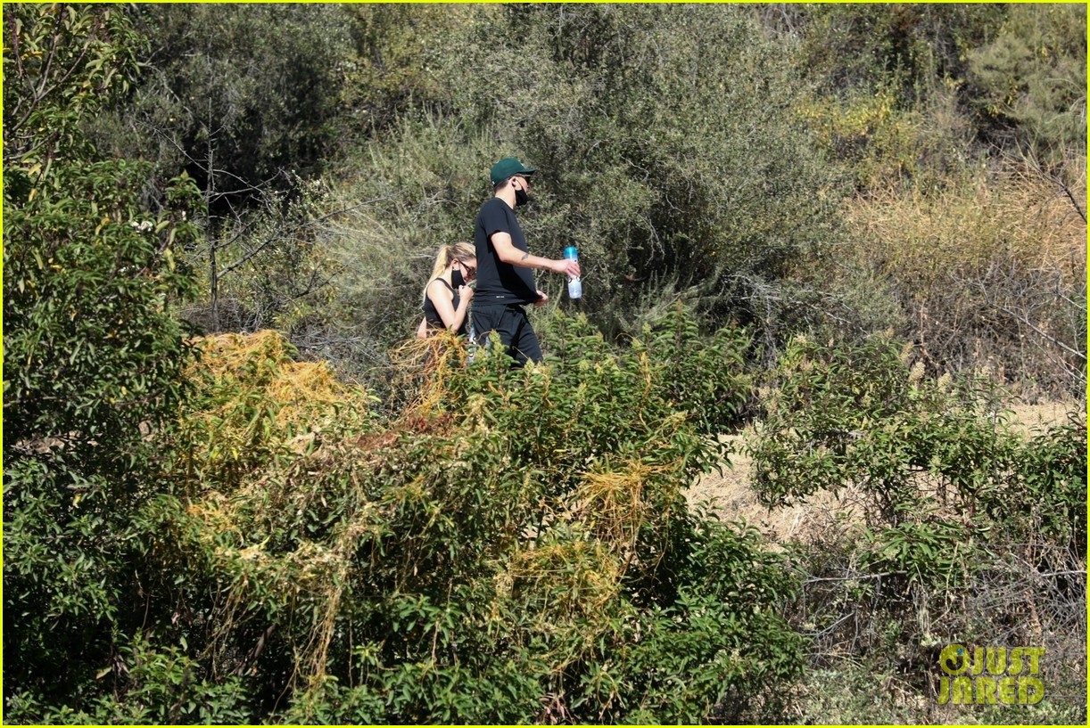 ashley benson g eazy hold hands hiking in the hills 32