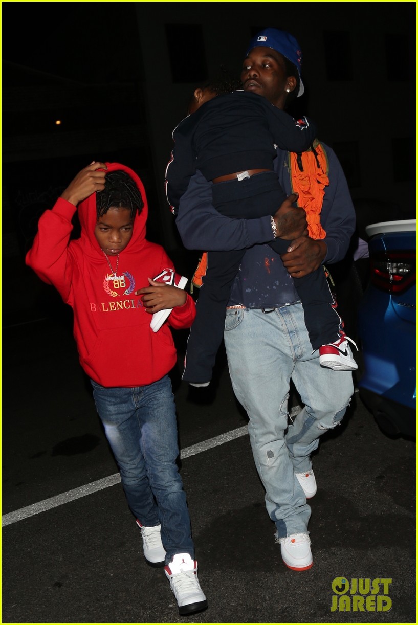 Cardi B & Offset's Daughter Kulture Photo Bombed Their Father's Day Pic