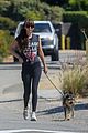 dakota johnson goes walking with her dog 06