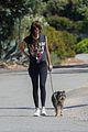 dakota johnson goes walking with her dog 09