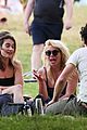 lily james piled into a two seat car with some celeb friends 03