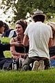 lily james piled into a two seat car with some celeb friends 05