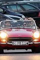 lily james piled into a two seat car with some celeb friends 58
