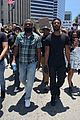 michael b jordan marches in black lives matter protest in beverly hills 01