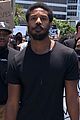 michael b jordan marches in black lives matter protest in beverly hills 02