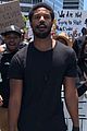 michael b jordan marches in black lives matter protest in beverly hills 04
