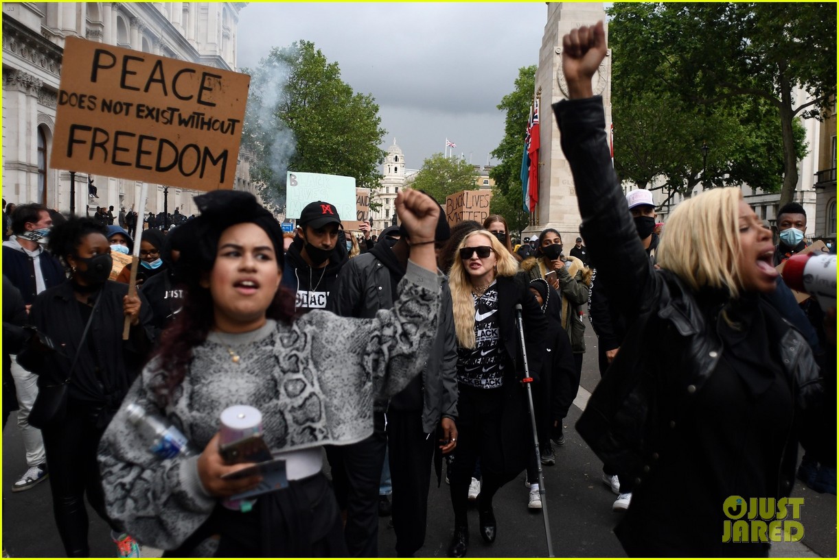 madonna attends black lives matter protest 134462142