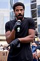 michael b jordan speech at black lives matter protest 02