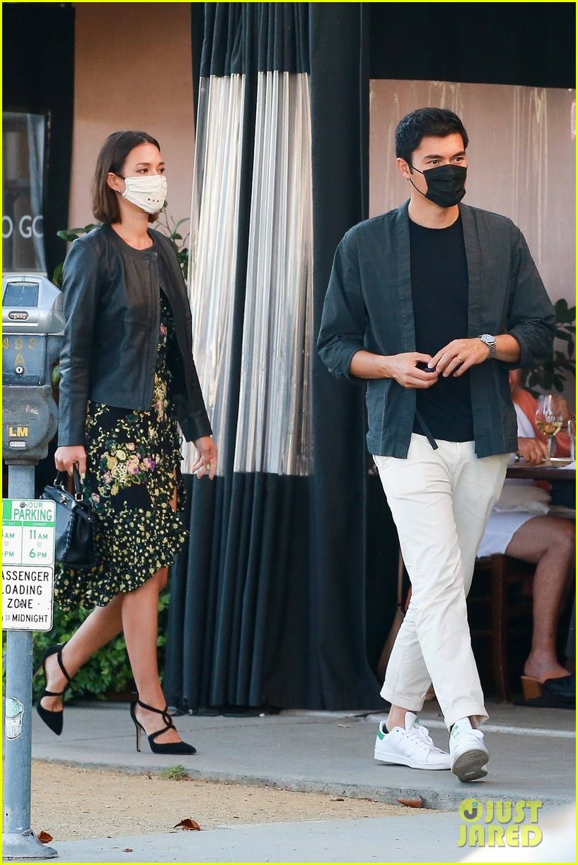 Henry Golding & Wife Liv Lo Wear Their Masks for a Dinner Date: Photo ...