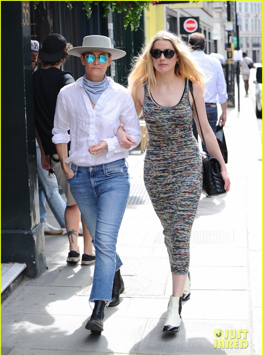 amber heard quality time with bianca butti after wrapping trial 164472793
