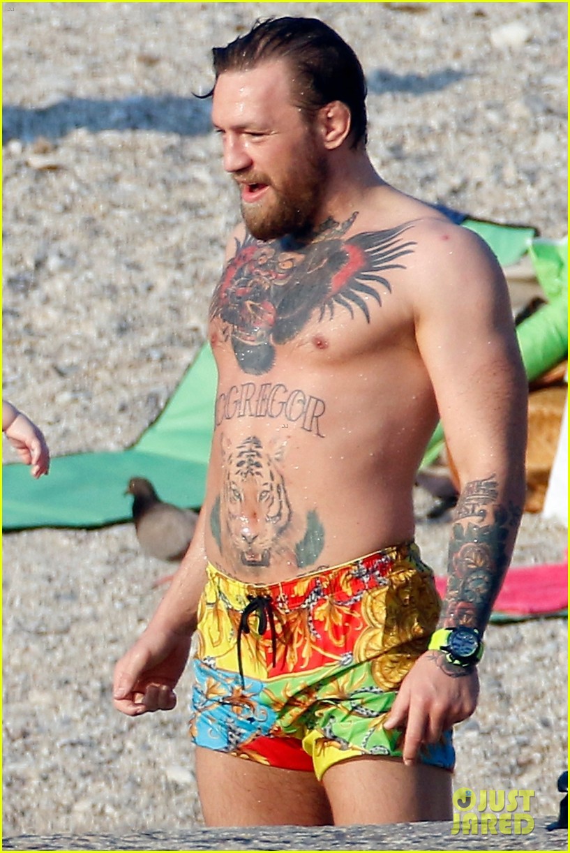 conor mcgregor shirtless at the beach 634469974