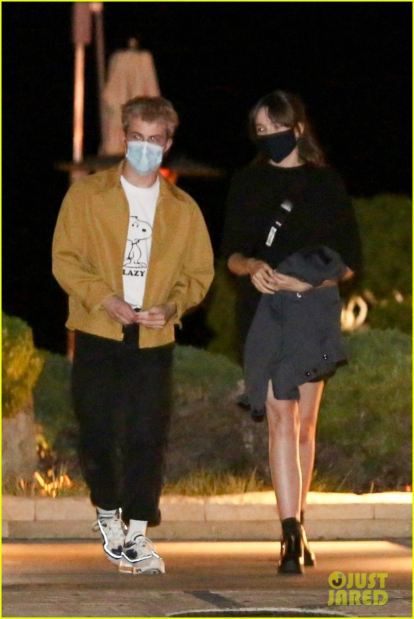 dylan minnette date night at nobu with lydia night 01