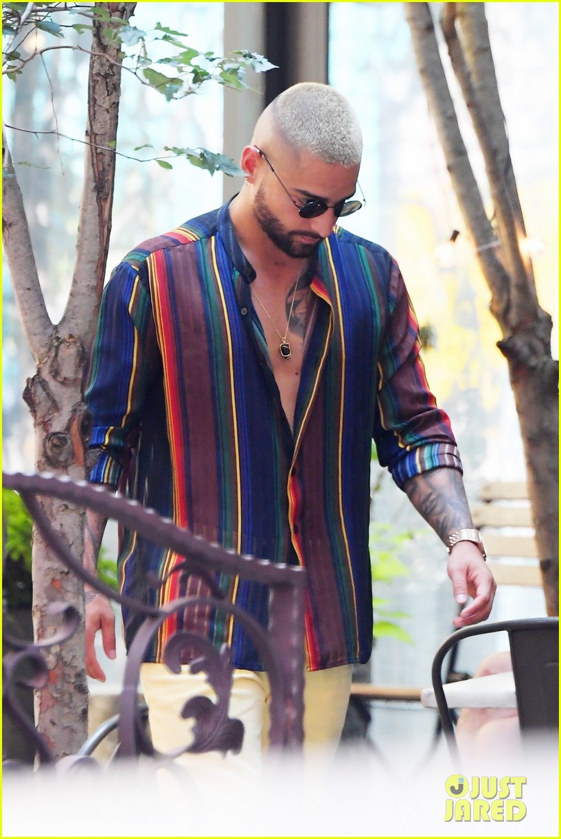 maluma packs on the pda with mystery woman in nyc 154474456