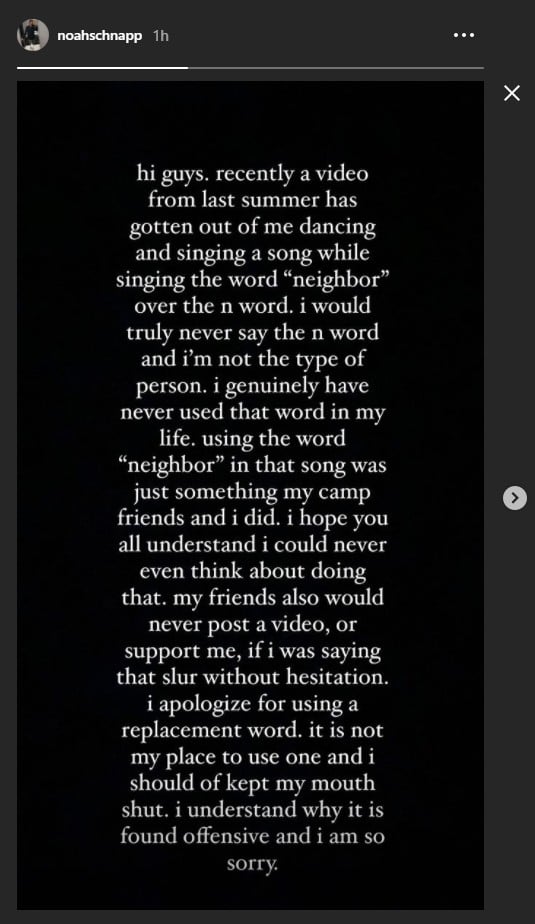 Noah Schnapp Issues Apology Over Leaked Video Where He Was Filmed