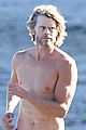 eric christian olsen goes for shirtless run on the beach 02