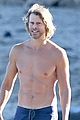 eric christian olsen goes for shirtless run on the beach 04