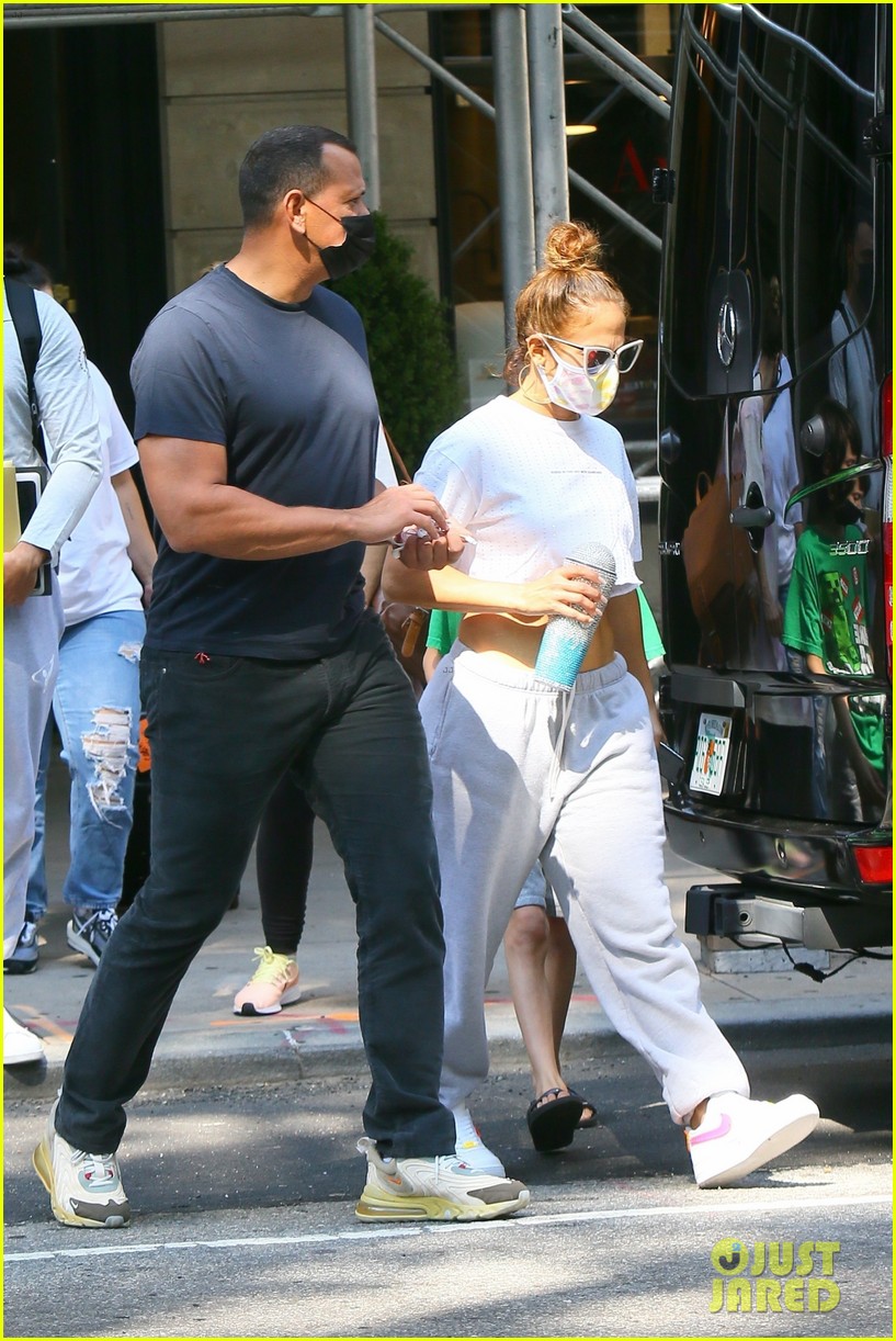 jennifer lopez alex rodriguez head out for the day nyc 03