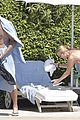 caroline wozniacki at the pool with david lee 17