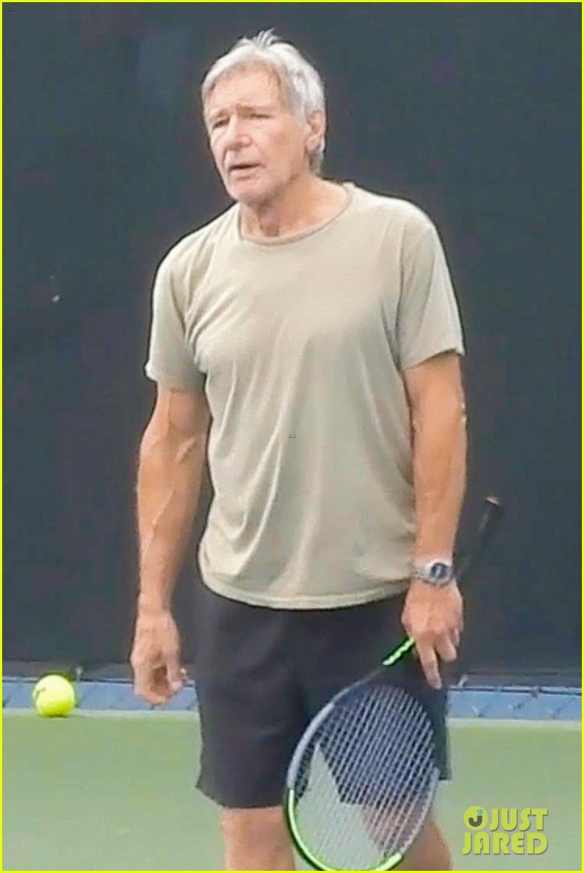 harrison ford active with tennis match 024487153