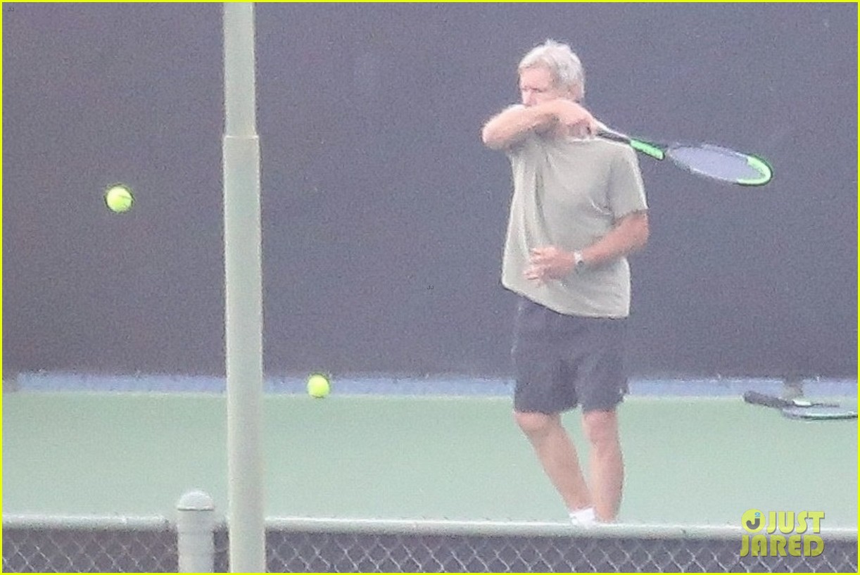 harrison ford active with tennis match 564487207