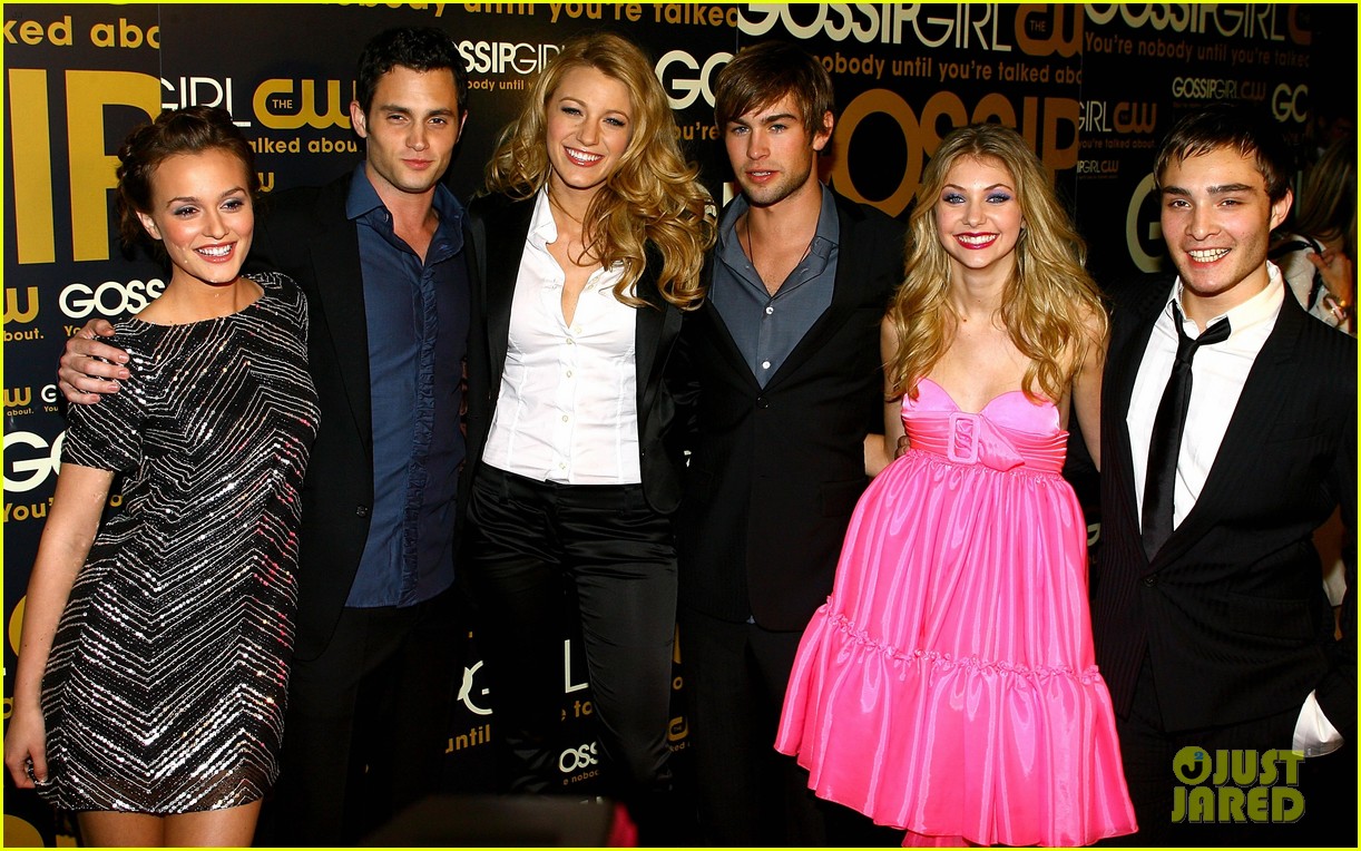 gossip girl cast at the 2007 premiere 034484888