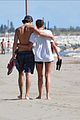 taylor hill walks the beach with shirtless daniel fryer in venice 03