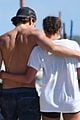 taylor hill walks the beach with shirtless daniel fryer in venice 08