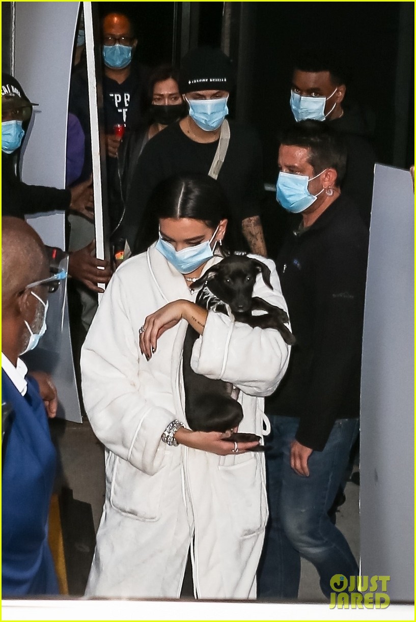 Dua Lipa & Anwar Hadid Pack On The PDA After Her Music Video Shoot