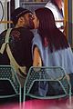 dua lipa anwar hadid kiss after music video shoot 02