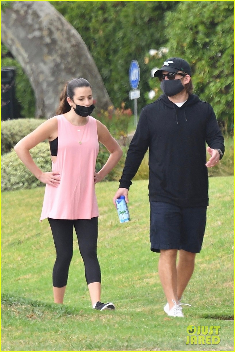 lea michele walk with zandy reich after giving birth 01